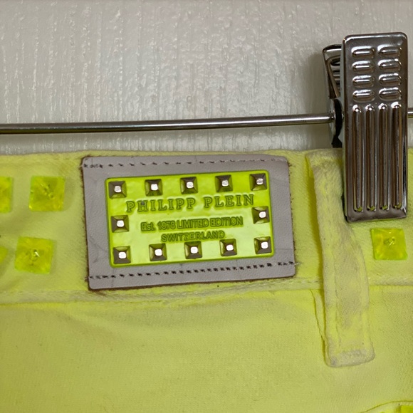 NEW! Philipp Plein Couture capri cut jeans size 25 - Picture 6 of 10